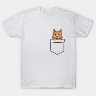Cute Pocket Cat! T-Shirt